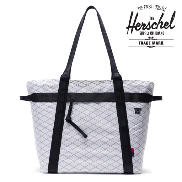 Herschel Supply Company Handbags - Herschel Supply Co. White Alexander Zip Tote